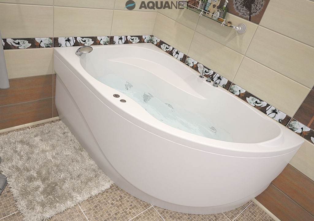 Акриловая ванна Aquanet Graciosa 150x90 L