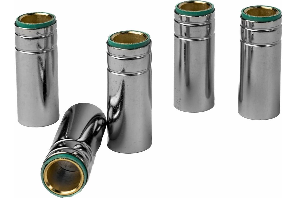 Сопло для горелки цилиндрическое 25-AK, медь E-Cu, 5 шт, 19 мм GOLDEN BRIDGE 1132