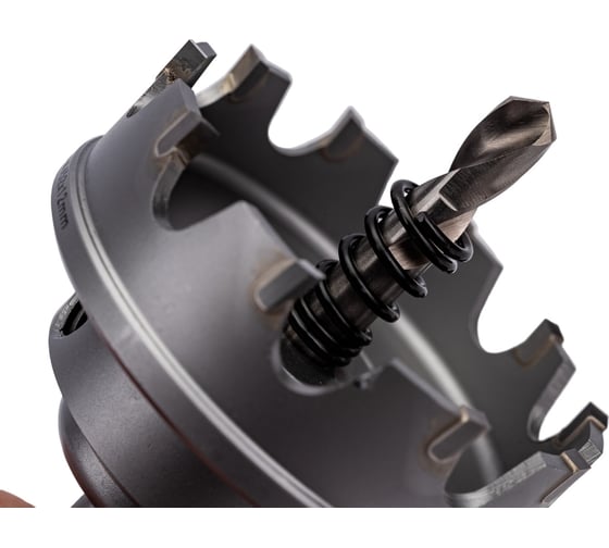 Коронка по металлу HM (52х12 мм; хвостовик 10 мм; комплект) D.BOR HS-HM-12-052-T