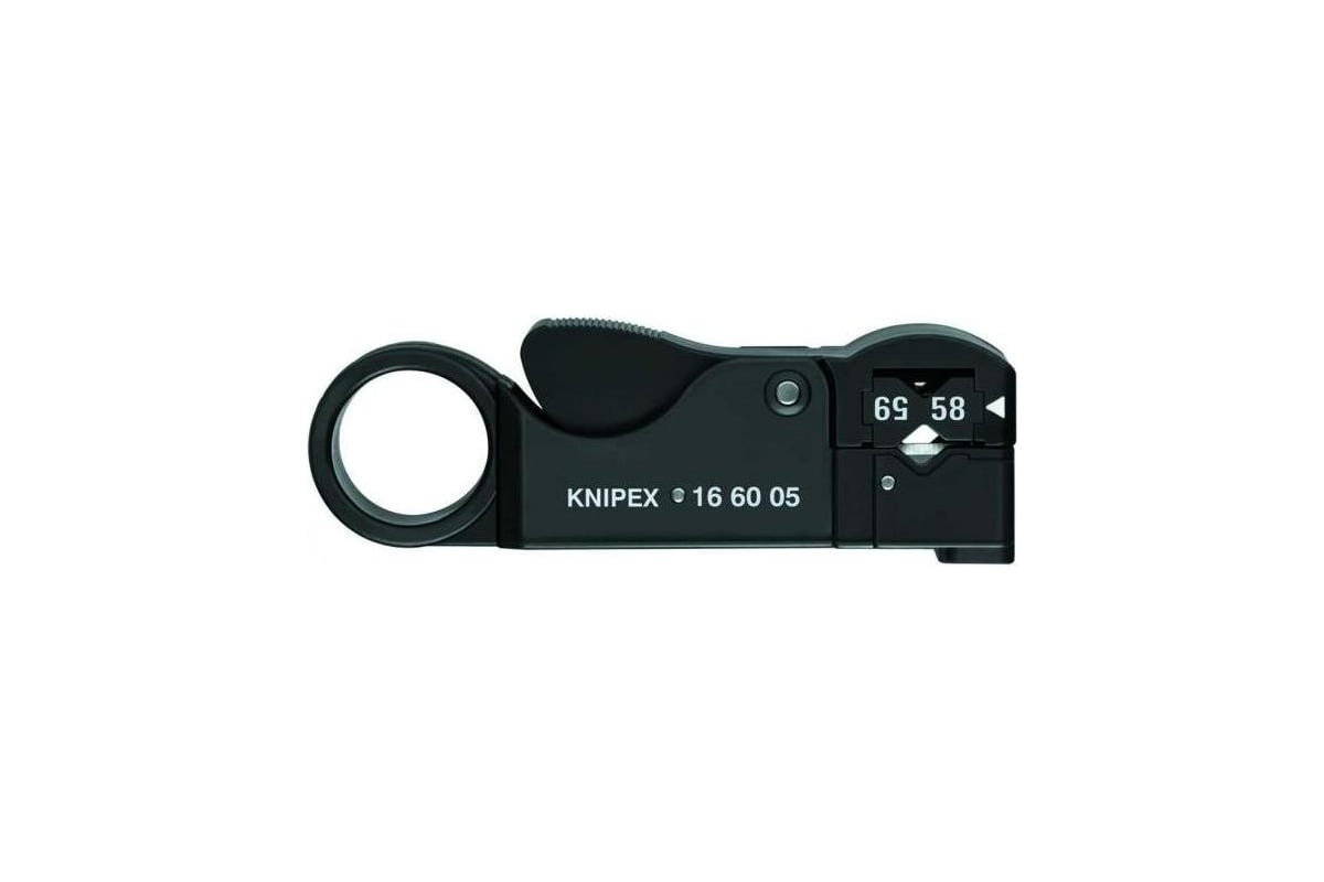 Стриппер коаксиальных кабелей Knipex KN-166005SB