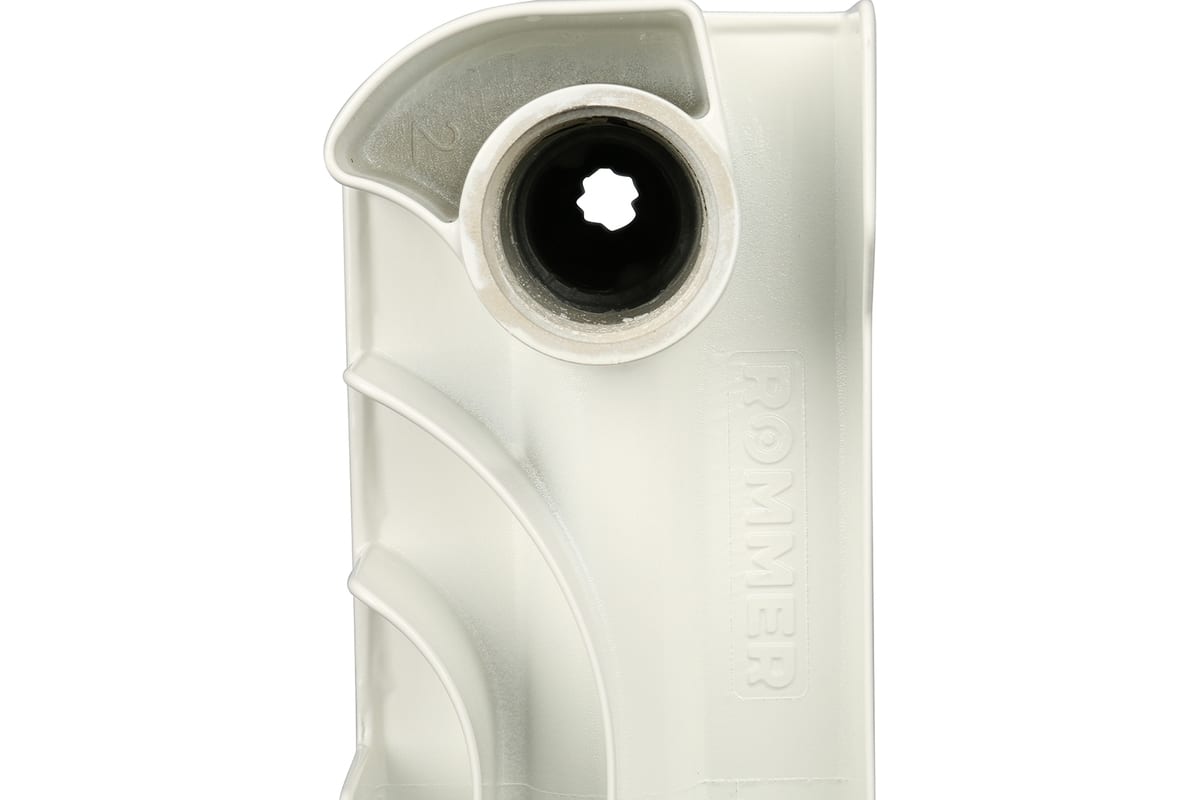Алюминиевый радиатор Rommer Profi 350 AL350-80-80-080 12 секций RAL9016 86624