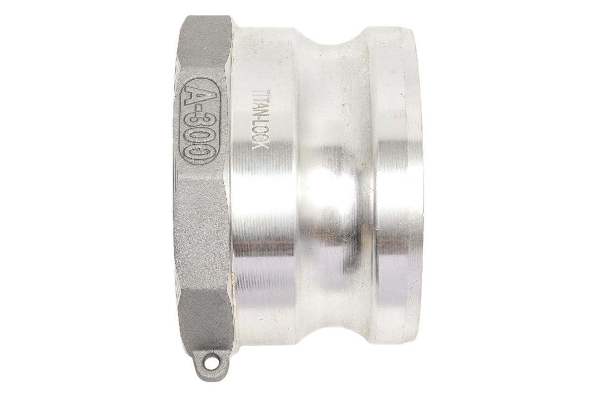 Алюминиевый камлок TITAN LOCK типа А серия EcoLine, ниппель внутр. резьба BSP 3" TL300AAL-EL
