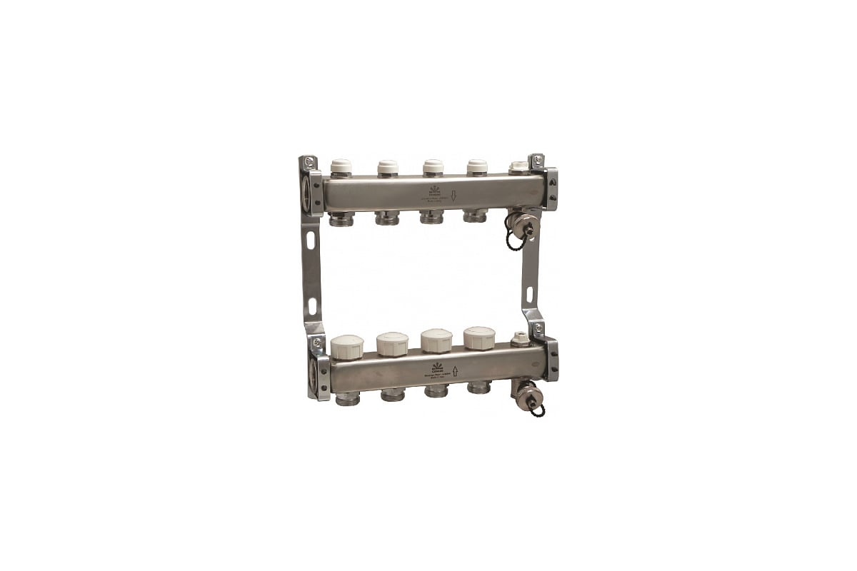 Коллекторный блок для теплого пола и радиаторного отопления 1x3/4EU отв.-3 Gekon GK 73103