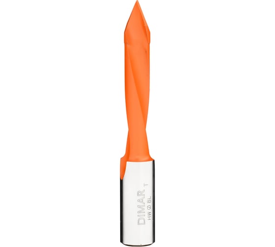 Сверло сквозное левое (8x40х70 мм; хвостовик 10x25 мм присадка) Dimar 2016197