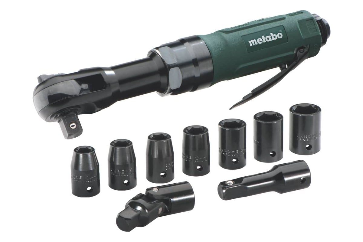 Пневмогайковерт Metabo DRS 68 Set 1/2" + 7 головок 604119500