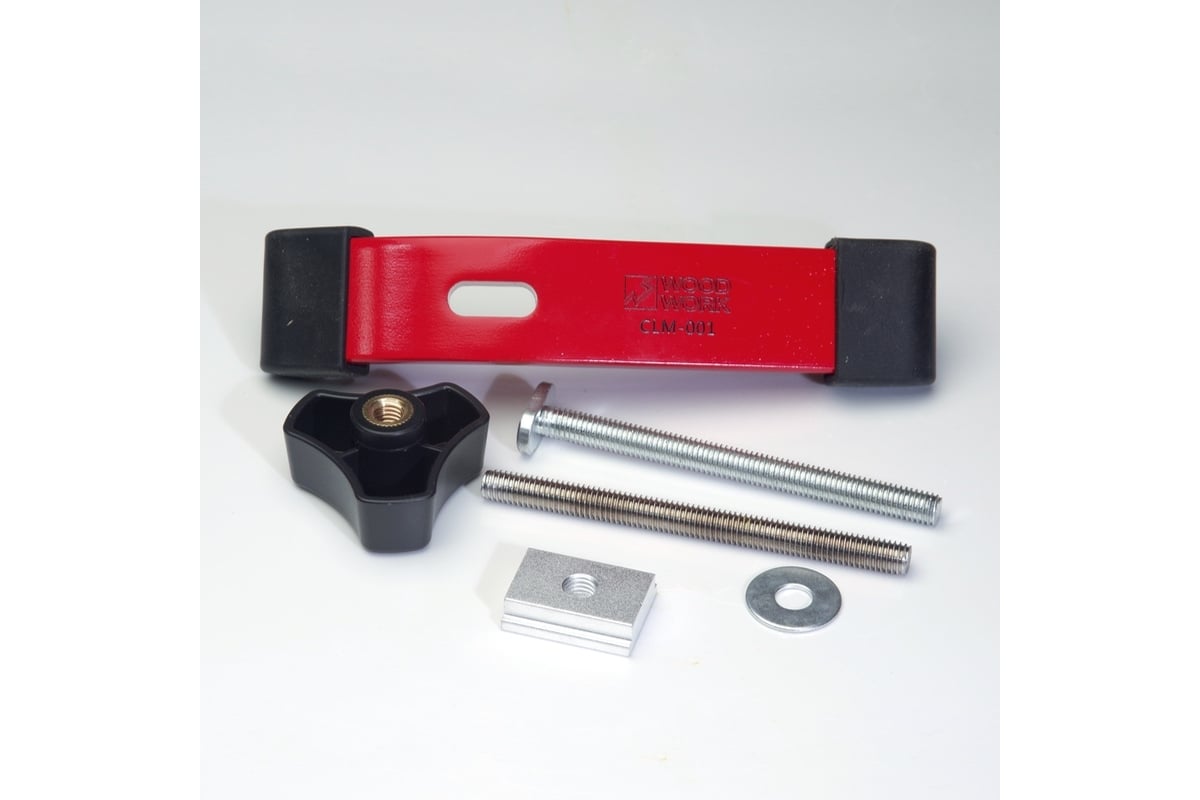 Прижим WOODWORK для установки в T-образный паз CLM-001