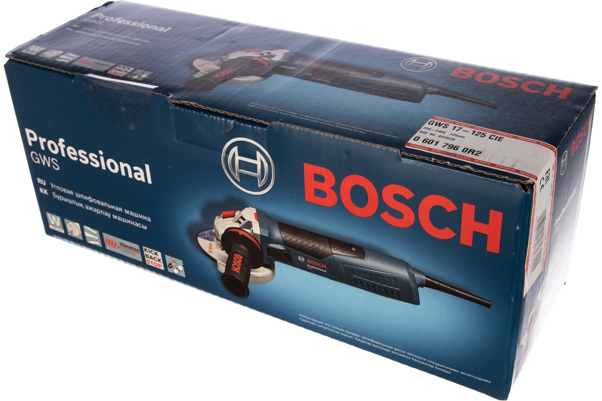 Угловая шлифмашина Bosch GWS 17-125 CIE 0.601.796.0R2