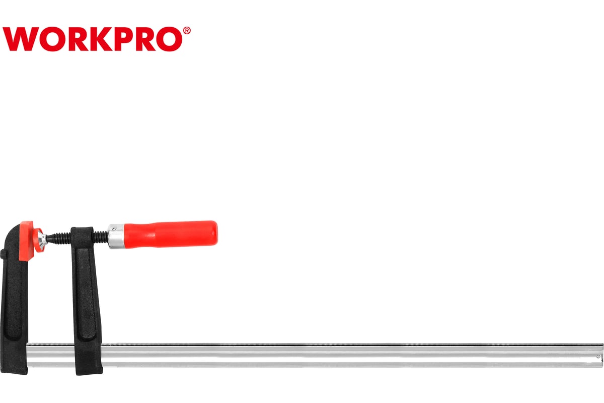 F-образная струбцина WORKPRO 120х600 мм WP232029