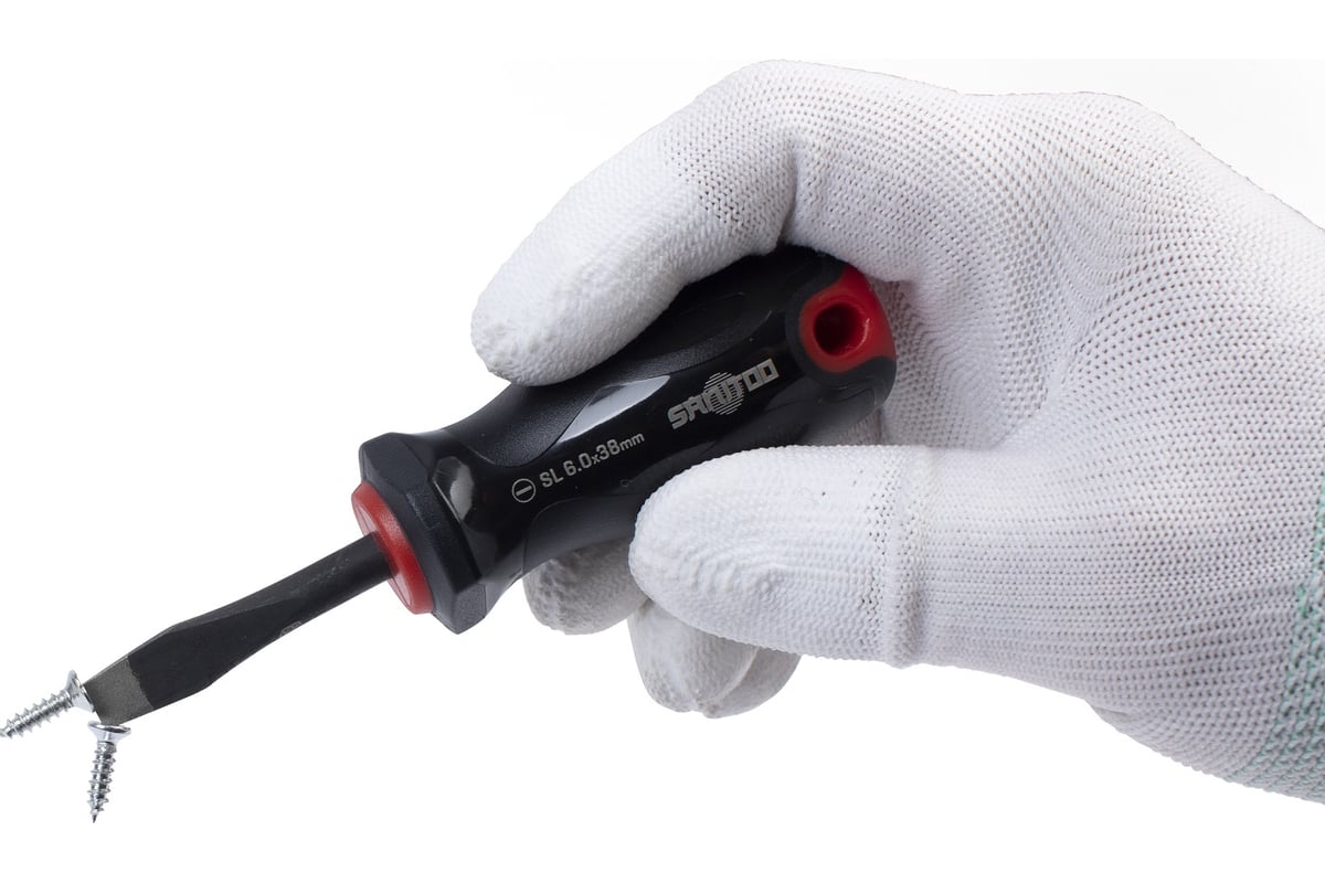 Отвертка Sanitoo PRO Diamond SL6.0x38 мм, с алмазным покрытием 3204