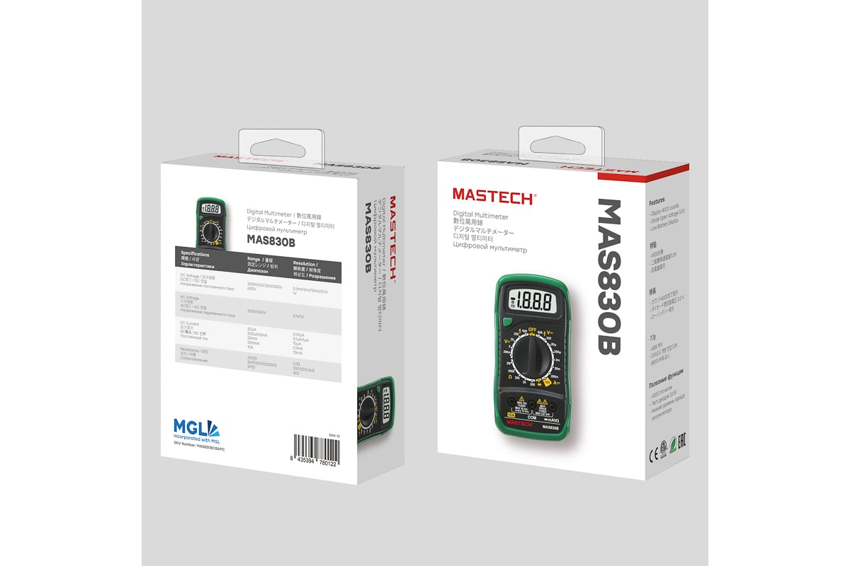 Цифровой мультиметр Mastech MAS830B 13-2010