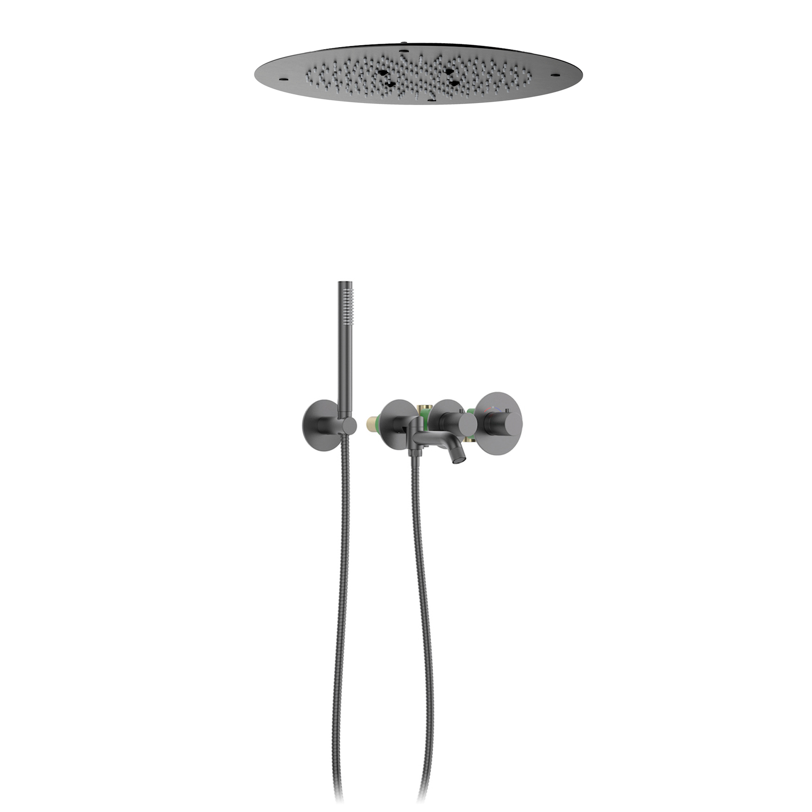 Душевой набор Timo Saona SX-2358/18SM черное золото