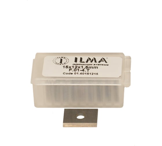 Нож сменный твердосплавный ILMA 15x12x1,5 стандарт HW 35º Z=2 NR 01.40.151215