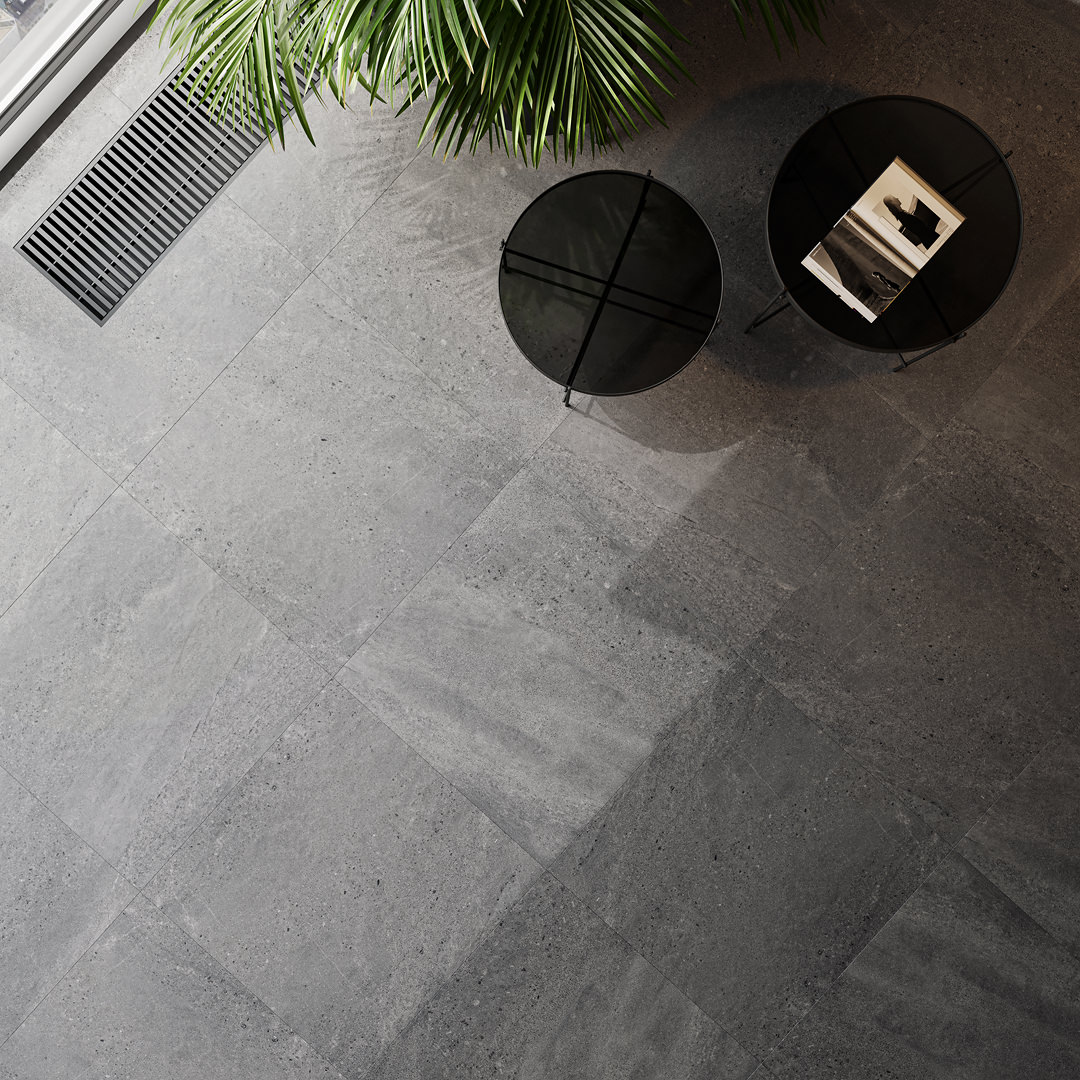 Керамогранит Kerama Marazzi Про Матрикс серый тёмный обрезной 60х60 см, DD602300R