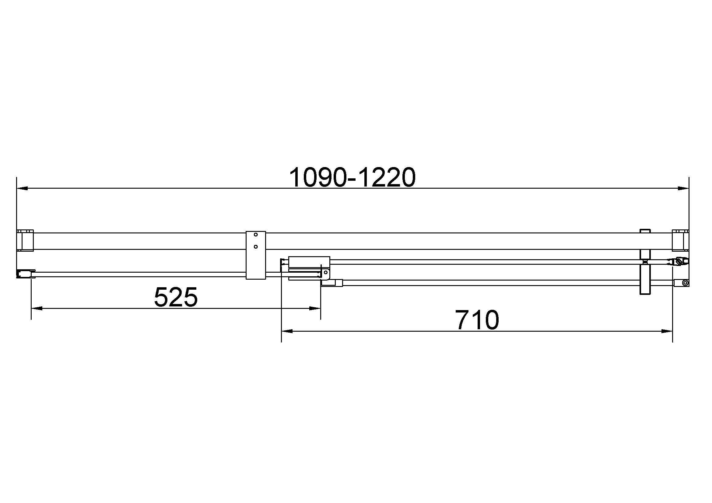 Душевая дверь Vincea Экстенза (Extenza) VDP-4EX1112CLGM 110/120x195 вороненая сталь, прозрачная