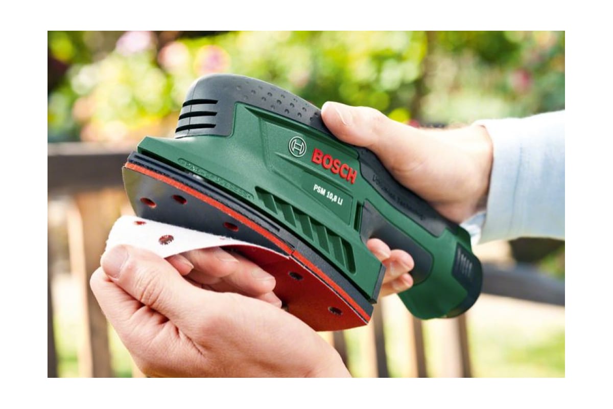 Аккумуляторная мультишлифмашина Bosch PSM 10,8 LI 0.603.976.923