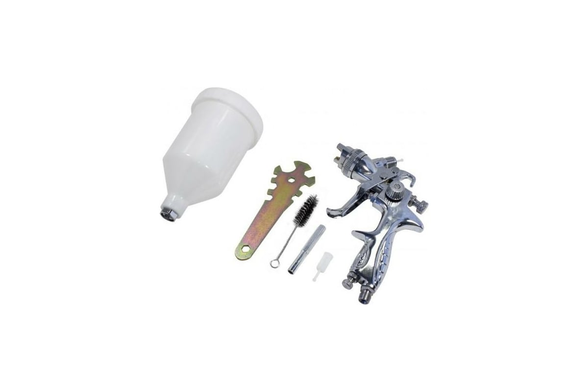 Краскораспылитель с верхним пластиковым бачком Forcekraft FK-H-887P-14V(50326)