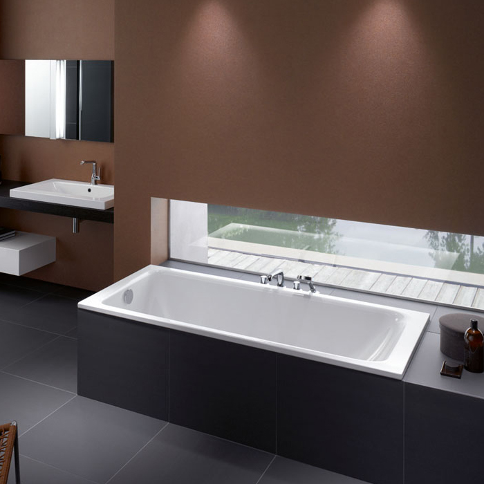 Стальная ванна Bette Select 3412-000 170x75 см, с шумоизоляцией