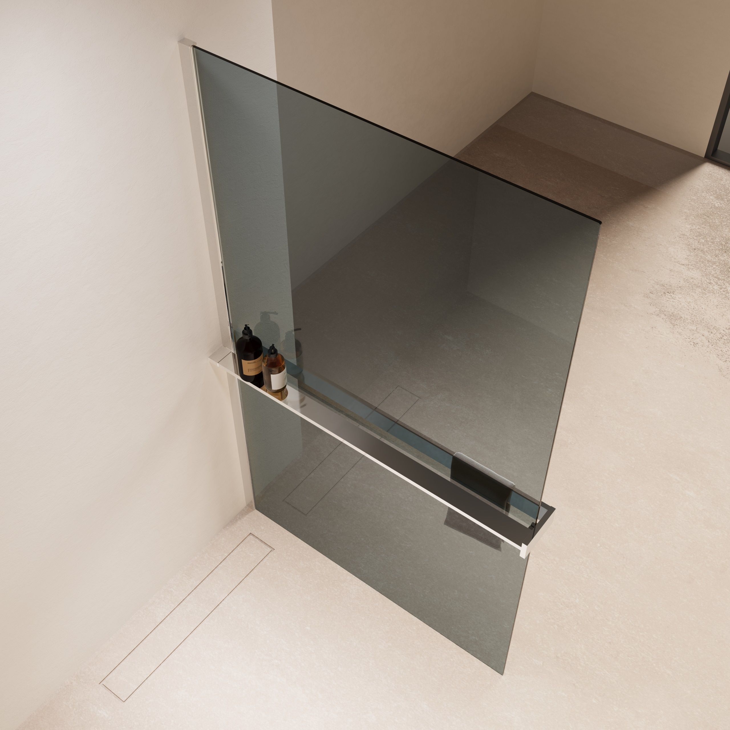 Душевая перегородка Vincea Walk-In VSW-1HR100MR 100x200 хром, зеркальное