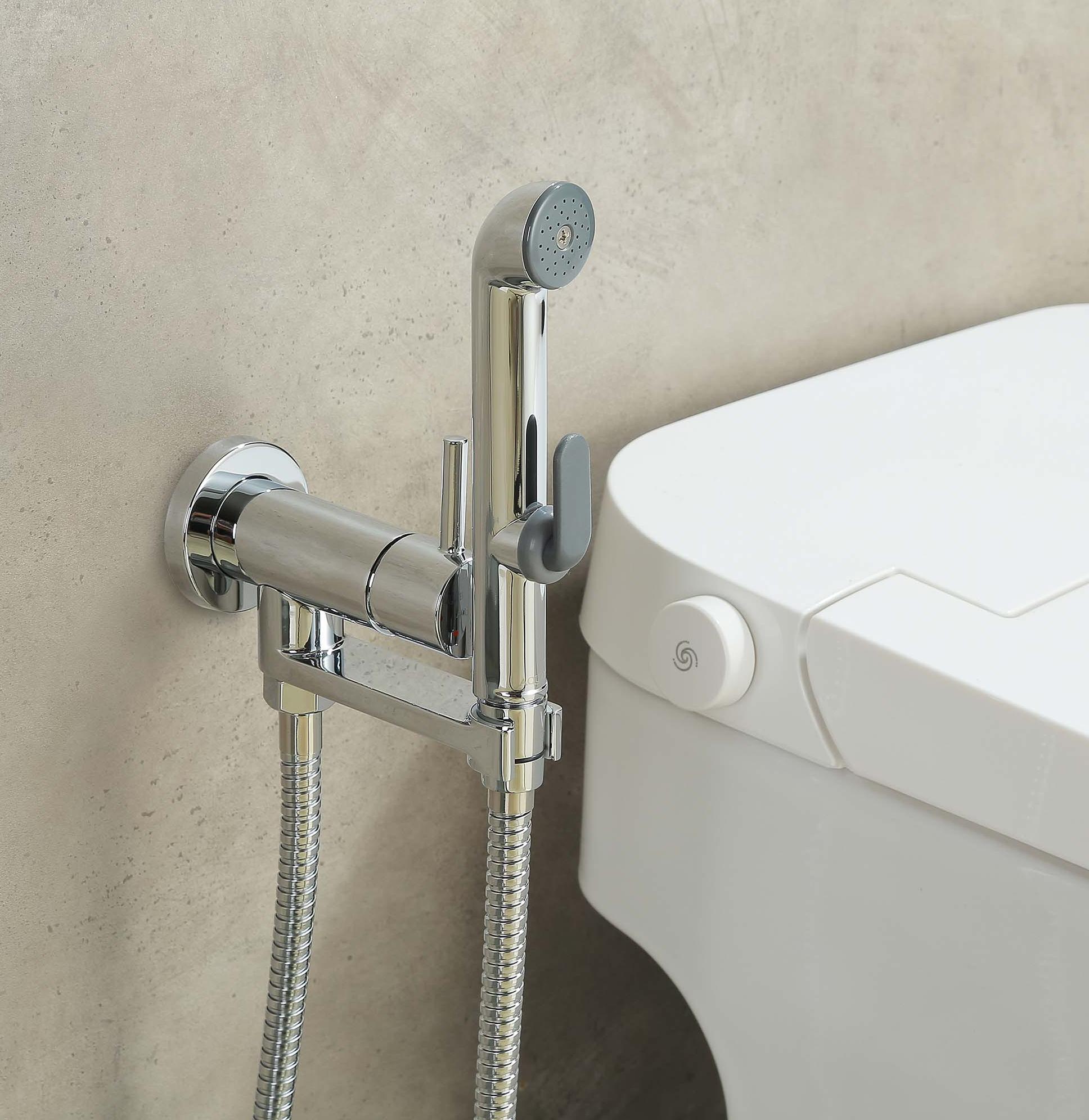 Смеситель Aquatek Ника AQ1819CR с гигиеническим душем, хром Смеситель Aquatek Ника AQ1819CR с гигиеническим душем, хром