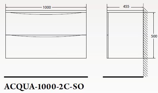 Тумба с раковиной BelBagno Acqua 100 см Cemento Verona Grigio