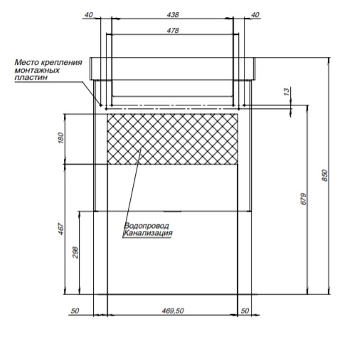 Тумба с раковиной Kerama Marazzi Buongiorno Plus 60 см, 1+1 ящик дуб кантри/белый