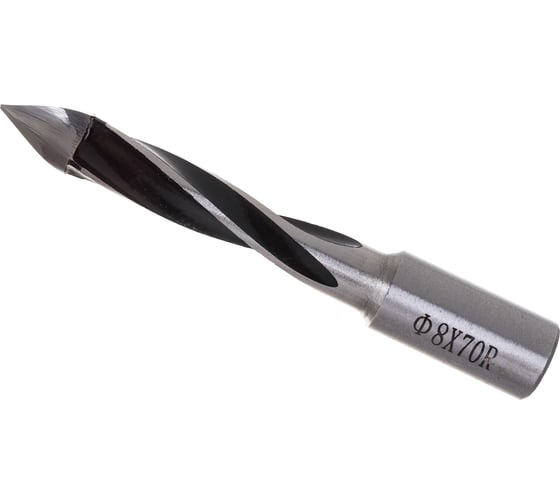 Сверло присадочное усиленное сквозное (8x70 мм; S=10x20 мм; RH) ROTIS 422.0870R
