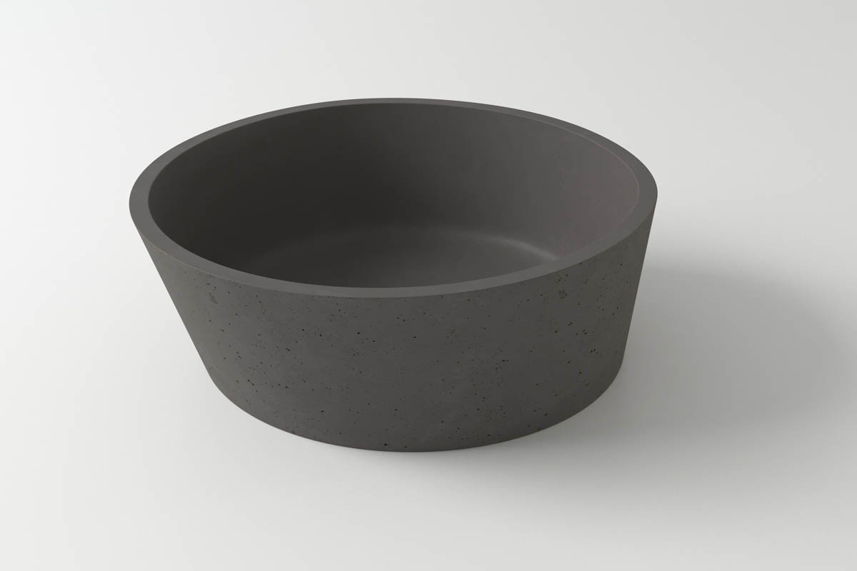 Раковина Holbi Almatea Nano Concrete 42 см бетон 2.02.002.44.4