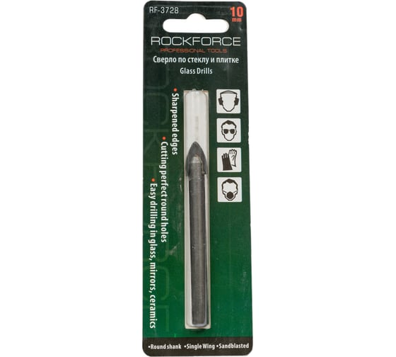 Сверло по стеклу и плитке 10 мм Rockforce RF-3728