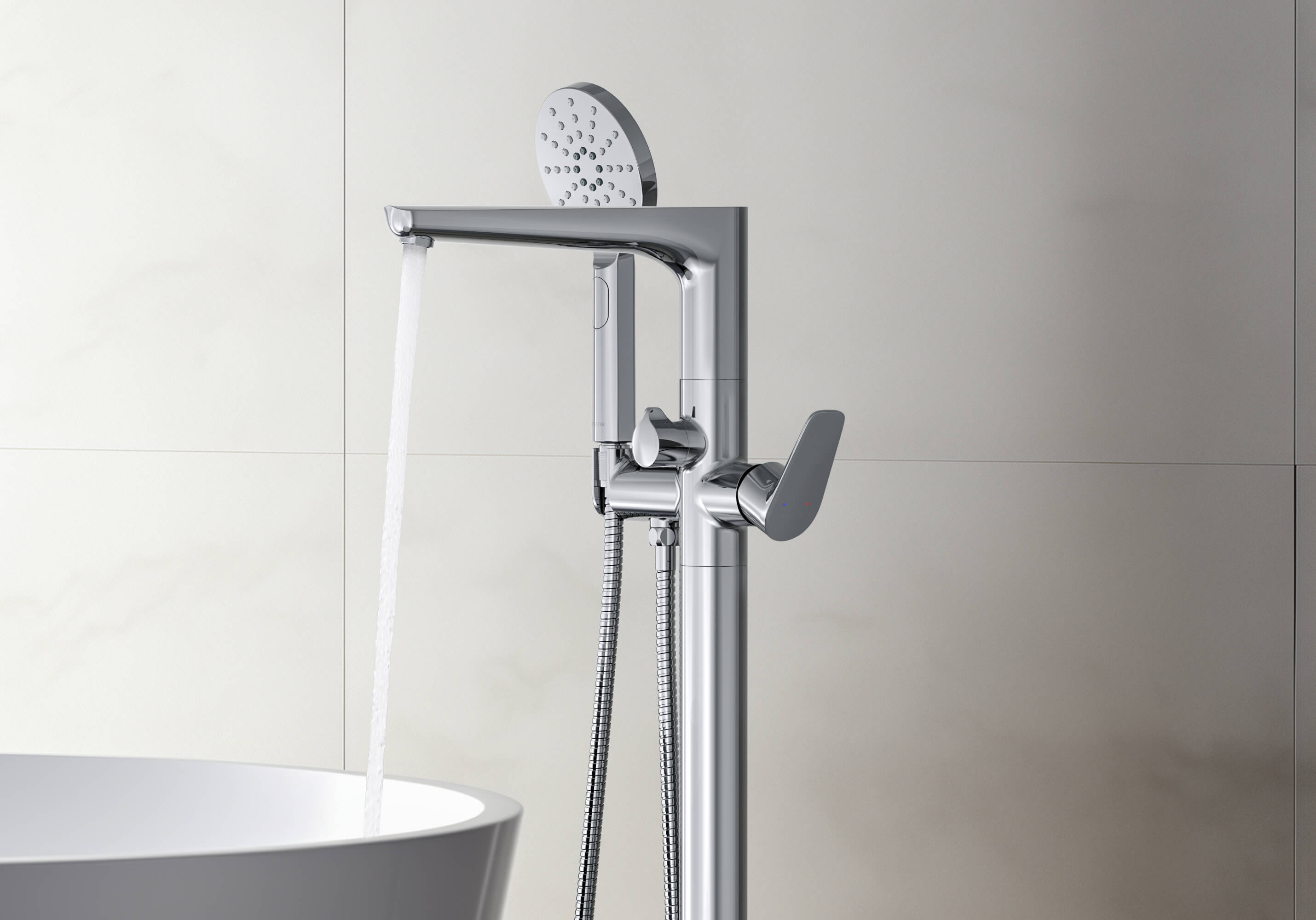 Напольный смеситель Aquatek Бетта AQ1145CR хром