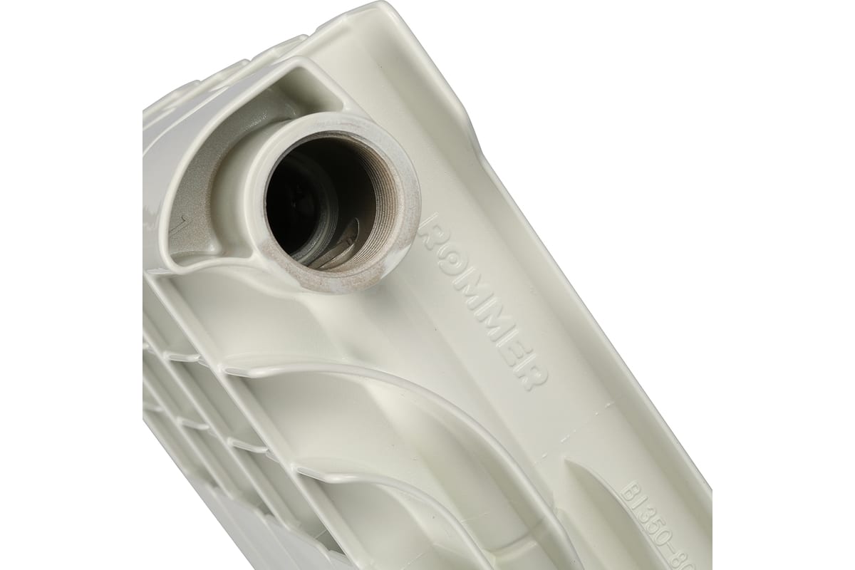 Биметаллический радиатор Rommer Profi BM 350 BI350-80-80-130 4 секции RAL9016 86629