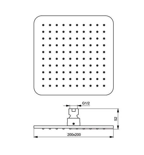 Верхний душ Ideal Standard IdealRain Cube M1 B0024AA