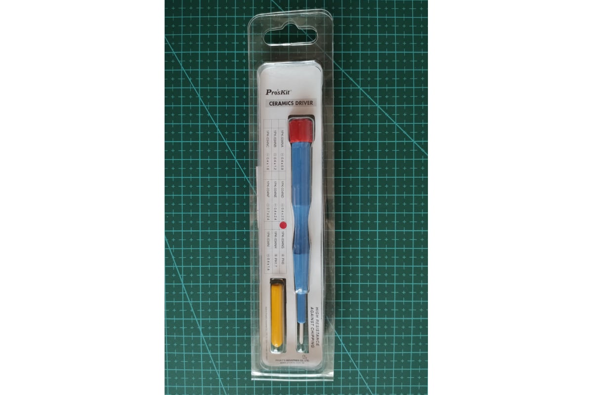 Керамическая отвертка ProsKit 1PK-034NG 00195971