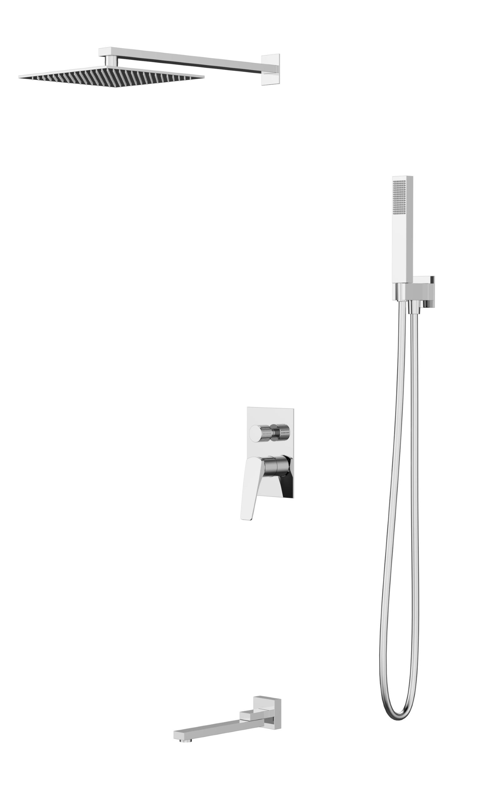 Душевой набор Vincea Пуро (Puro) VSFW-5P1CH трехрежимный, хром
