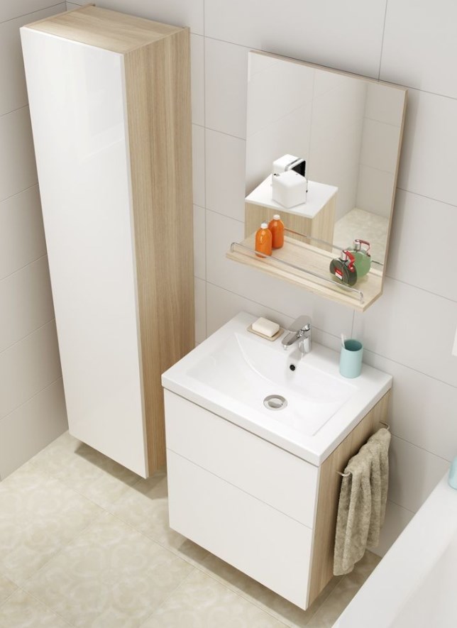 Мебель для ванной Cersanit Smart 60 белая