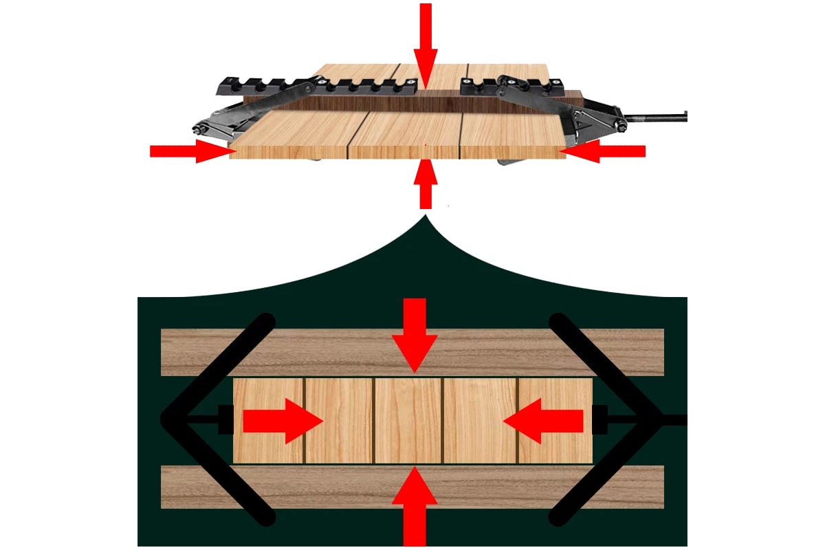 Вайма для склеивания щитов WOODWORK CLM-100