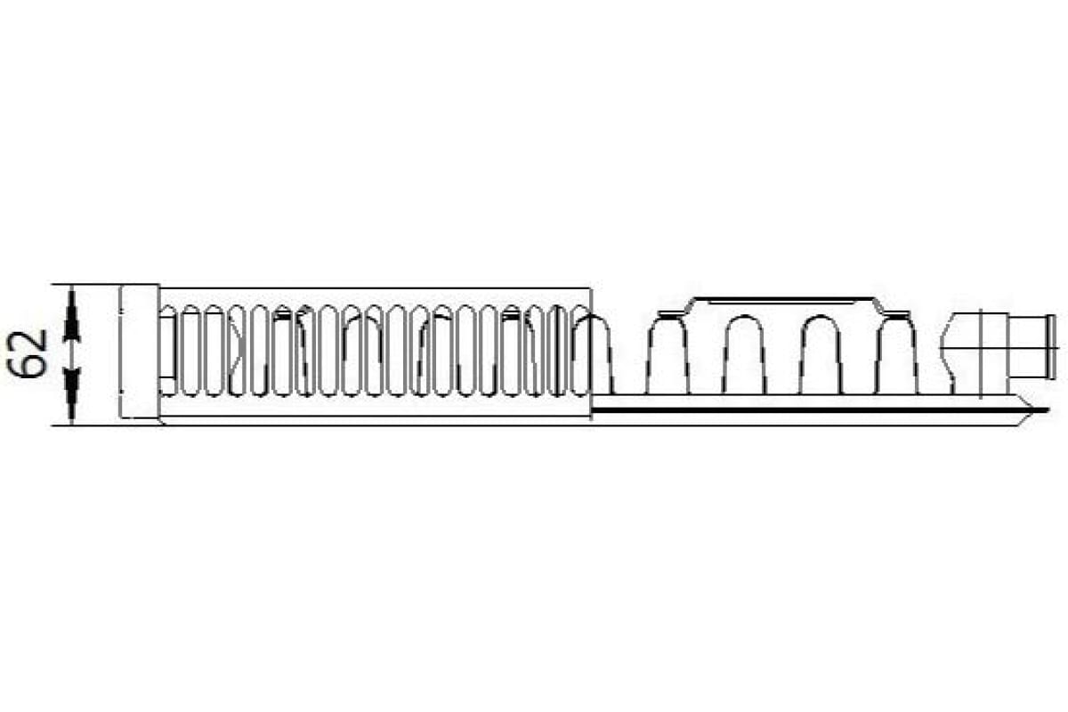 Стальной панельный радиатор AXIS Classic 11 500x1100 115011C AXIS115011C