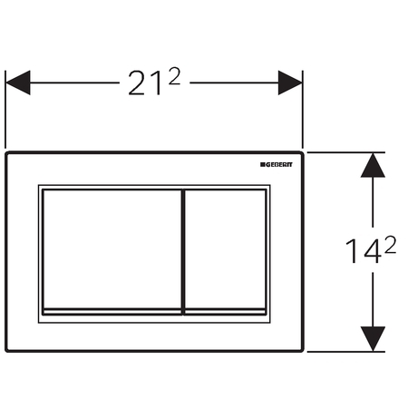 Кнопка смыва Geberit Omega 30 115.080.KH.1