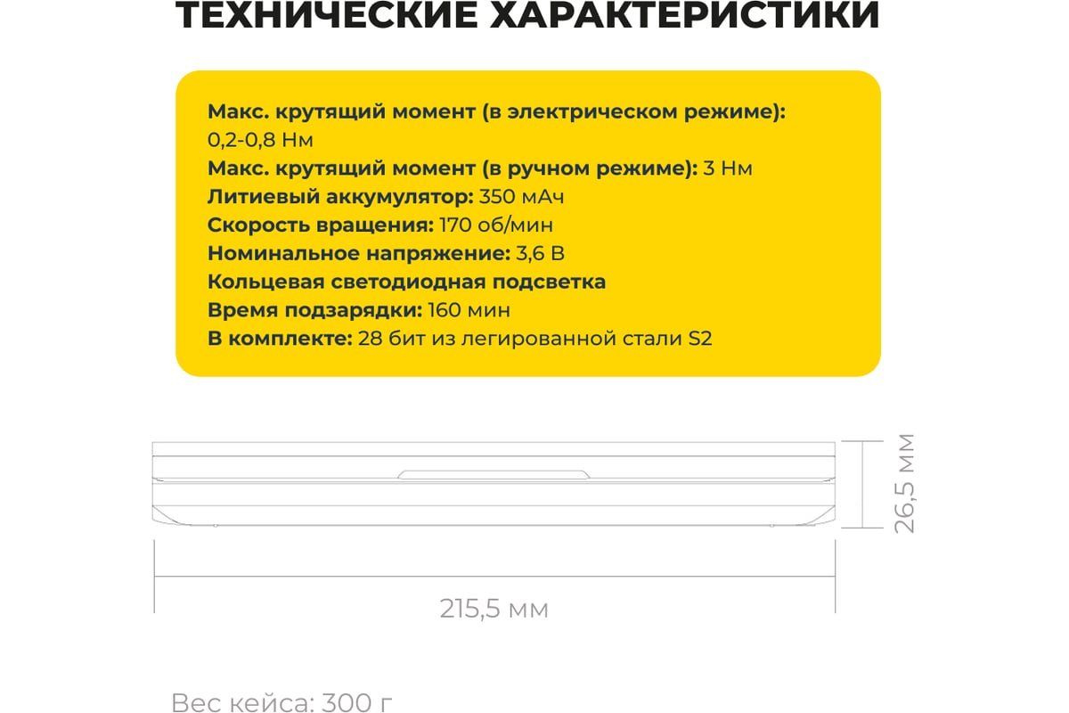Набор инструментов для точных работ Hoto precision screwdriver kit pro (чёрный, жёлтый) HFE0002GL