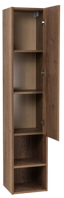 Шкаф пенал BelBagno Kraft 33 см R с одной дверцей, Rovere Tabacco, KRAFT-1600-1A-SC-RT-R