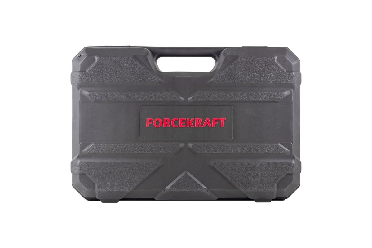 Электрический перфоратор Forcekraft сверла 5,7,8x140 мм; зубило плоское 20x220 мм, пика, уголь-е щетки, 220V; 50/60 Гц; 800 W; 0-1300 об/мин; 2.8 Дж, max Ø сверл,-24 мм, в кейсе FK-Z1C-DH02-26