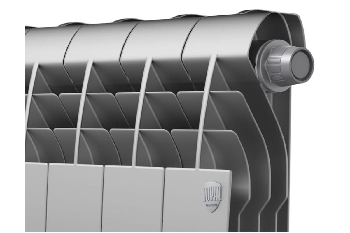 Радиатор Royal Thermo Biliner Alum 500 Silver Satin 12 секций НС-1250265