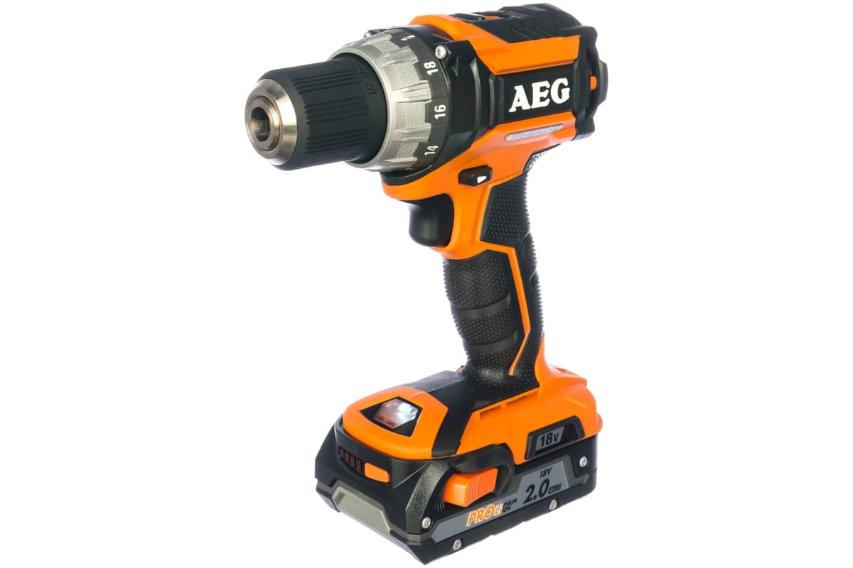 Бесщеточная аккумуляторная дрель-шуруповерт AEG BS 18CBL LI-202С 4935448768