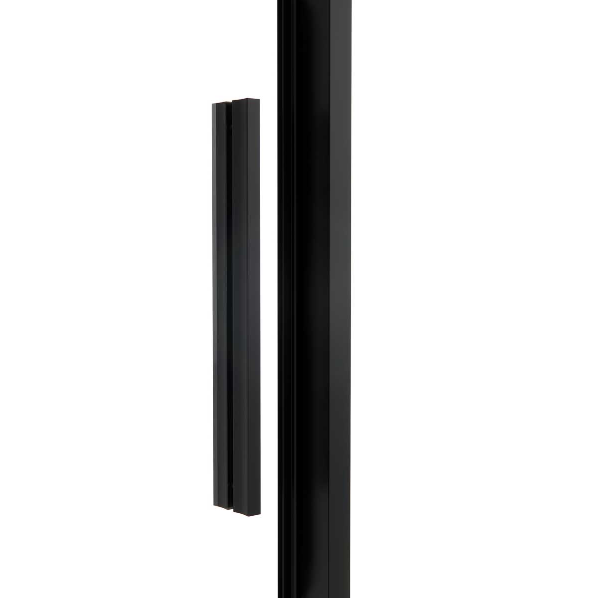 Душевой уголок Vincea Slim Soft VSR-1SS1014CLB 140x100 черный, стекло прозрачное