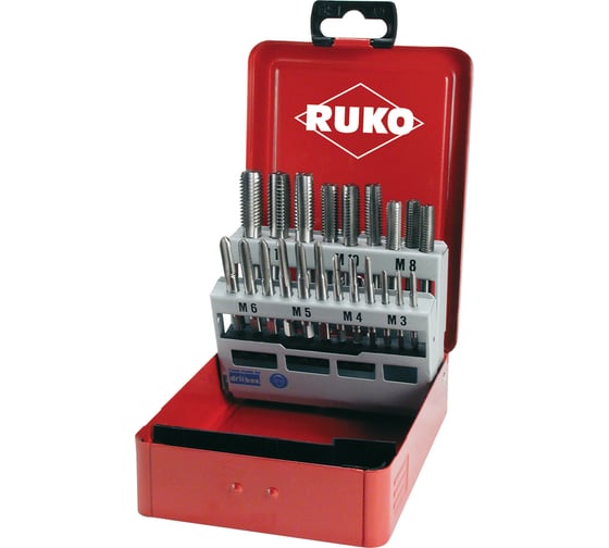 Набор метчиков RUKO М3-М12 мм HSS-G 21пр 245001