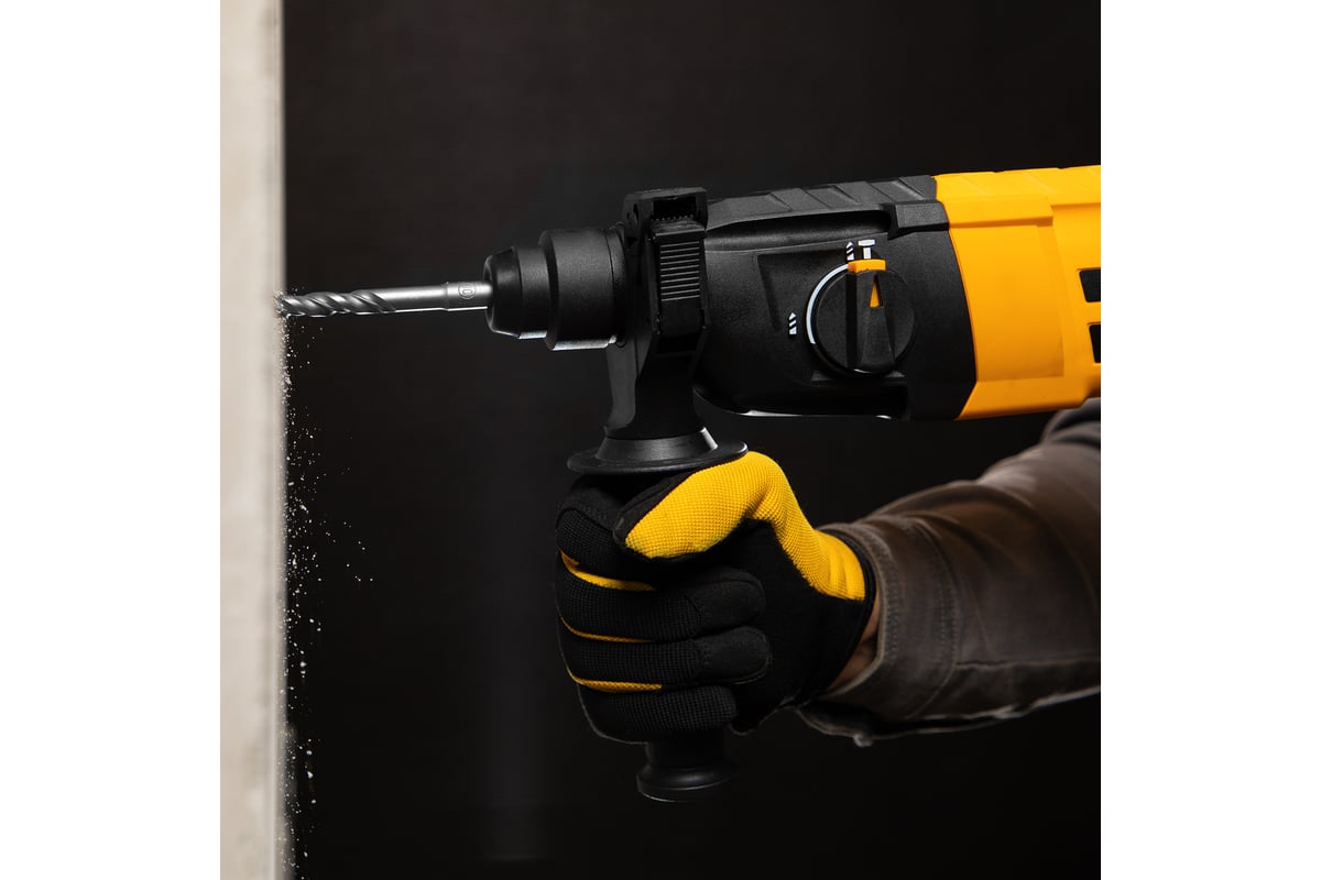 Электрический перфоратор Denzel rhh-600-22, sds-plus, 600 вт, 2.5 дж, 2 режима 26602