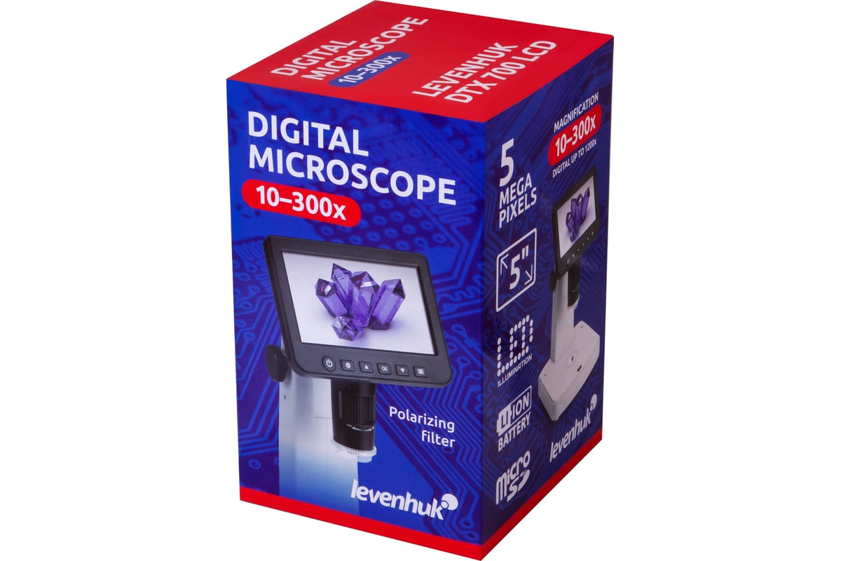 Цифровой микроскоп Levenhuk DTX 700 LCD 75075