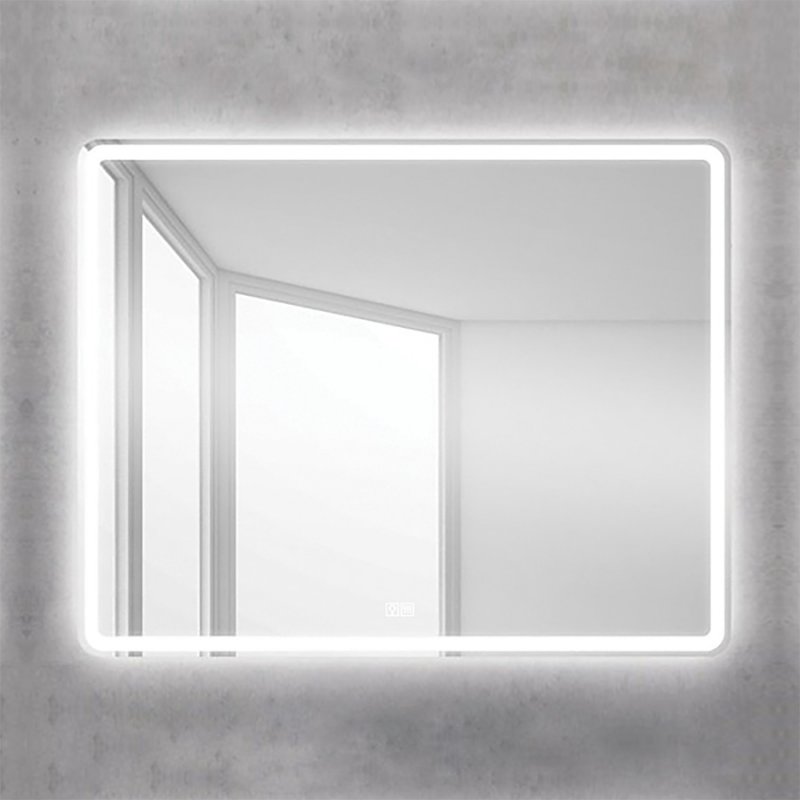 Зеркало BelBagno SPC-MAR-1000-800-LED-TCH-WARM 100x80 см с подогревом