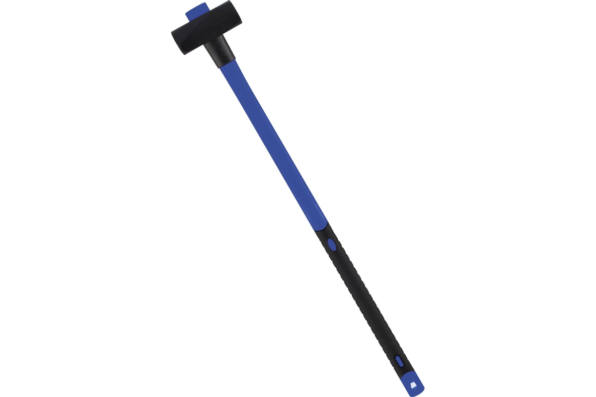 Кувалда Vertextools 3000 г, фибергласовая обрезиненная рукоятка 10-12-3000