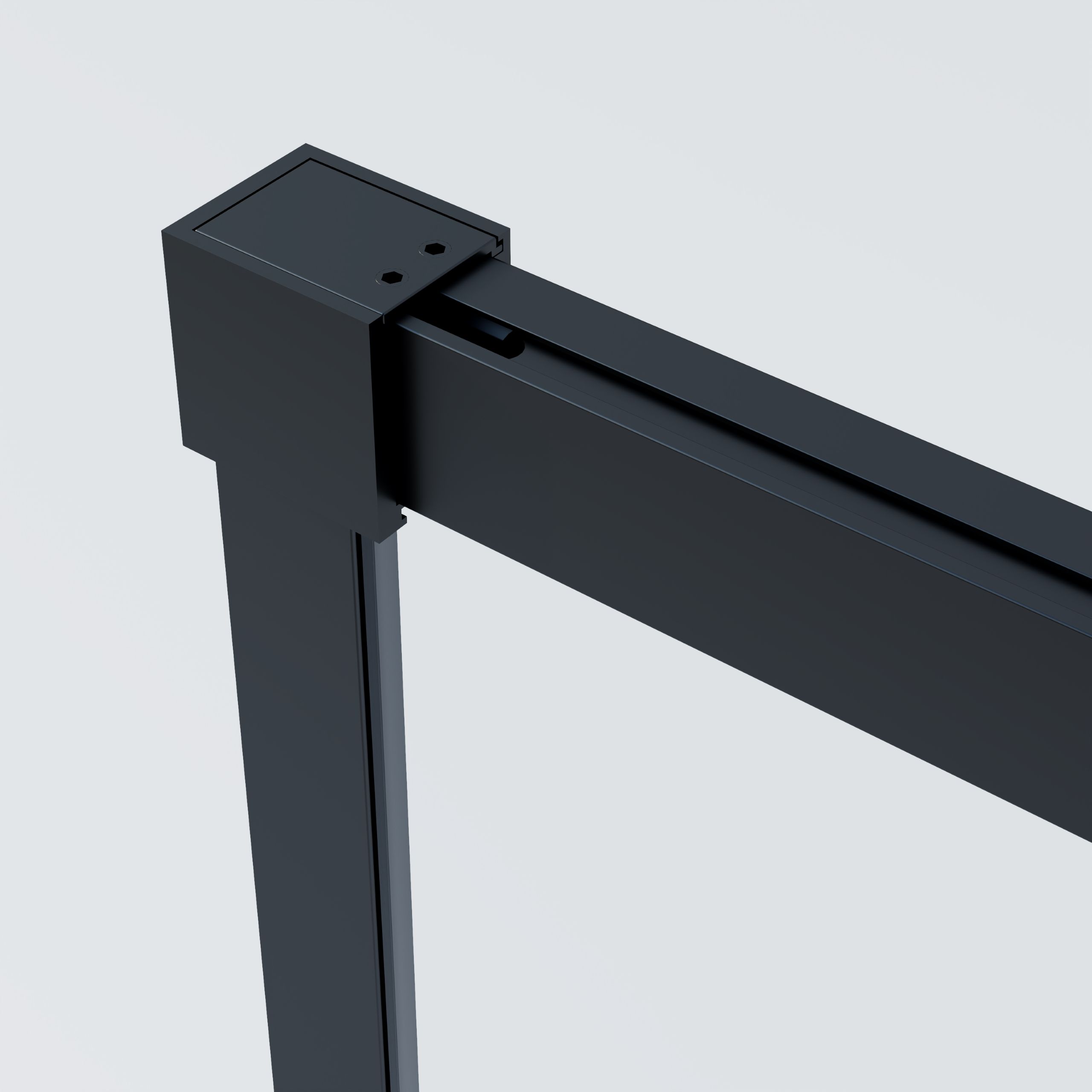 Душевой уголок Vincea Soft 2 VSR-3SO29010CLB 100x90 черный, прозрачное