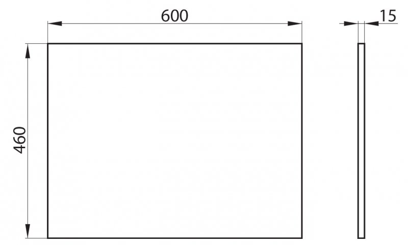 Тумба с раковиной BelBagno Etna 60x46x60 см Bianco Lucido